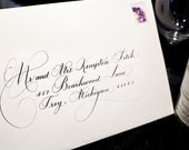 Calligraphy to Address Your Envelopes for your Wedding Invitations