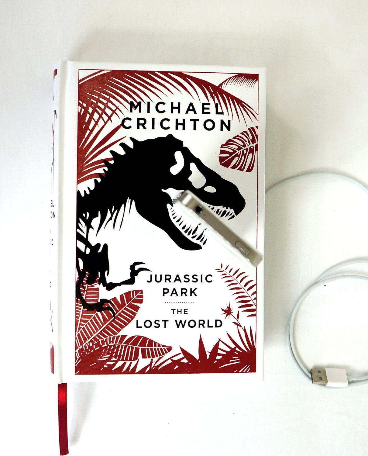 Jurassic Park booksi for iPhone and iPod - Leather Book Dock