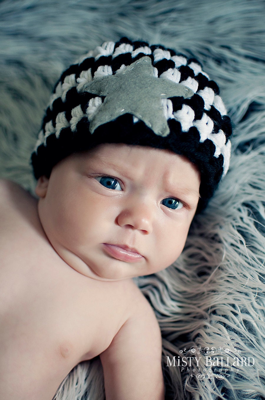 SALE 6-12 Mos All Star Rocker Beanie- Any Colors Your Choice Baby 6-12 Months Photo Prop Hat