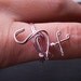 Wire Wrapped Pink Flamingo ring