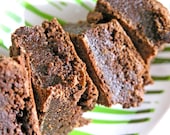Chewy Chocolate Brownies Vegan Squares No Gluten FREE