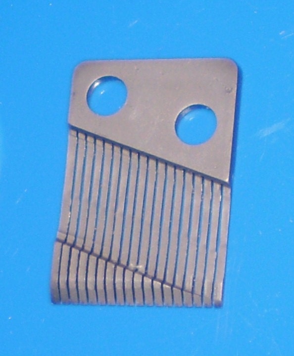 18 Note Steel Comb for a Music Box Movement