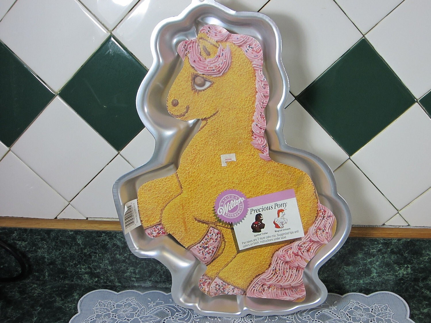 Vintage Wilton Cake Pan Precious Pony by SallysVintageKitchen