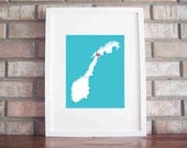 Customize Your Home Is Where The Heart Is - Norway 8x10