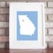 Customize Your Home Is Where The Heart Is - Georgia 8x10