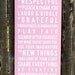 Playroom Rules Subway Art Canvas 12 x 36