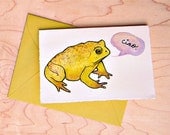 Toad "Ciao" 4 x 6 Notecard