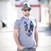 Men Boston Terrier Heather Grey Graphic Shirt Available in S-M-L-XL-2XL Free Shipping