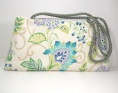 Teal Lavender Green Paisley, Stella Purse