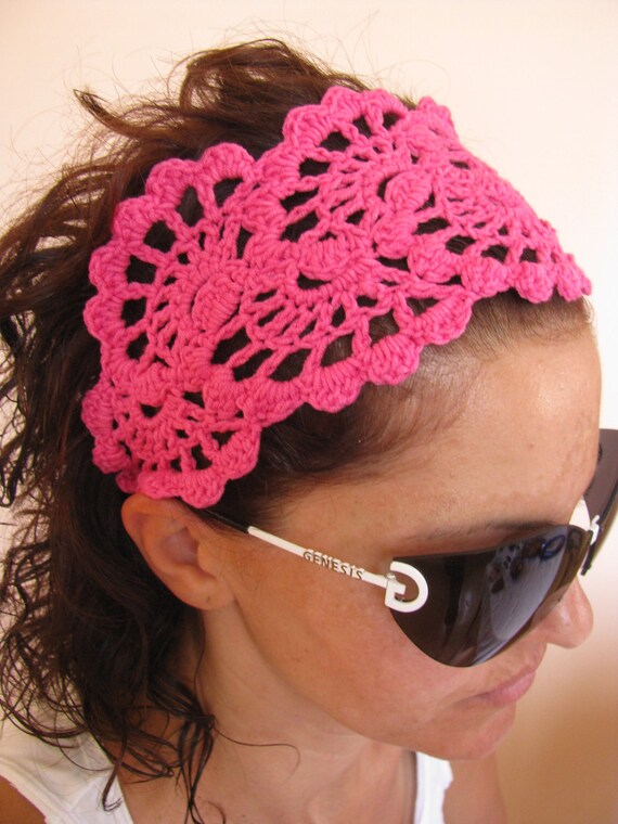CROCHET PDF Pattern - Summer Fashion Accessories - handcrochet headband