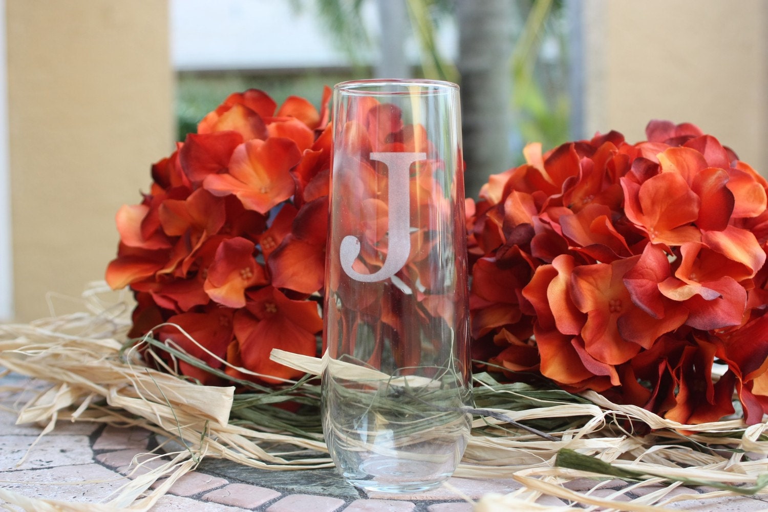 Personalized Stemless Champagne Flutes Set of 2