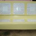 Basketweave Pattern Vintage Metal Porch Glider