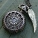 Steampunk pocket watch Necklace key pirate Victorian locket pendant charm DARK Spirited TinySPIDER QUEEN Victoriana Necklace