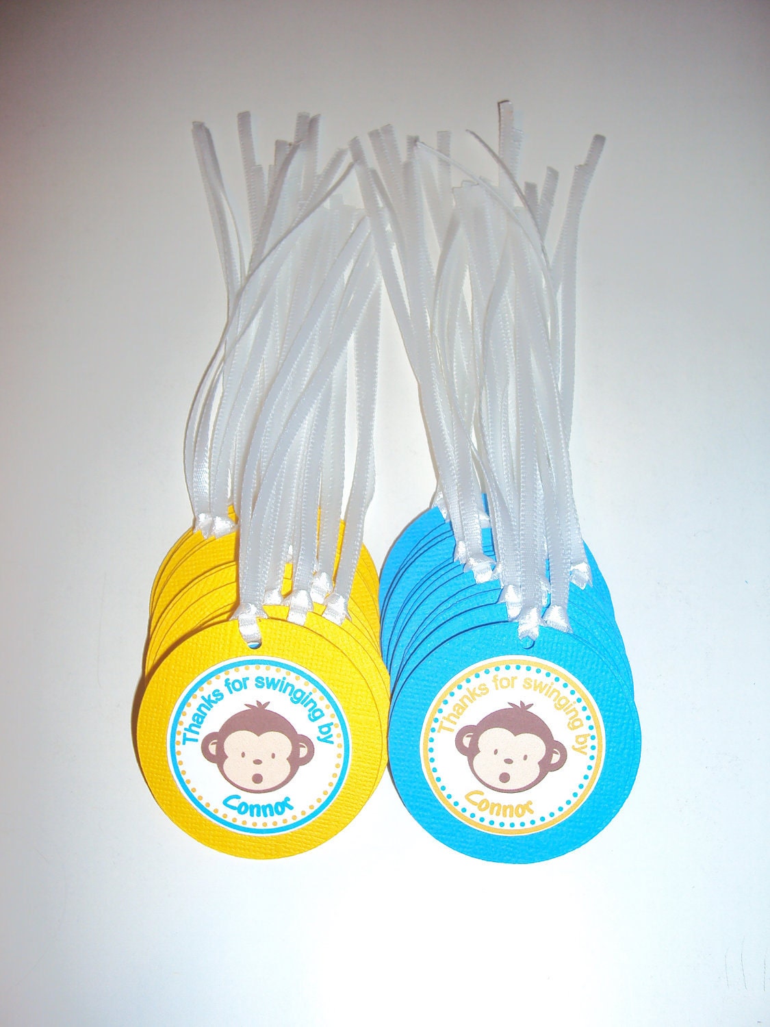 Mod Monkey Party Favor Tag - Mod Monkey Birthday - Mod Monkey Party - Mod Monkey