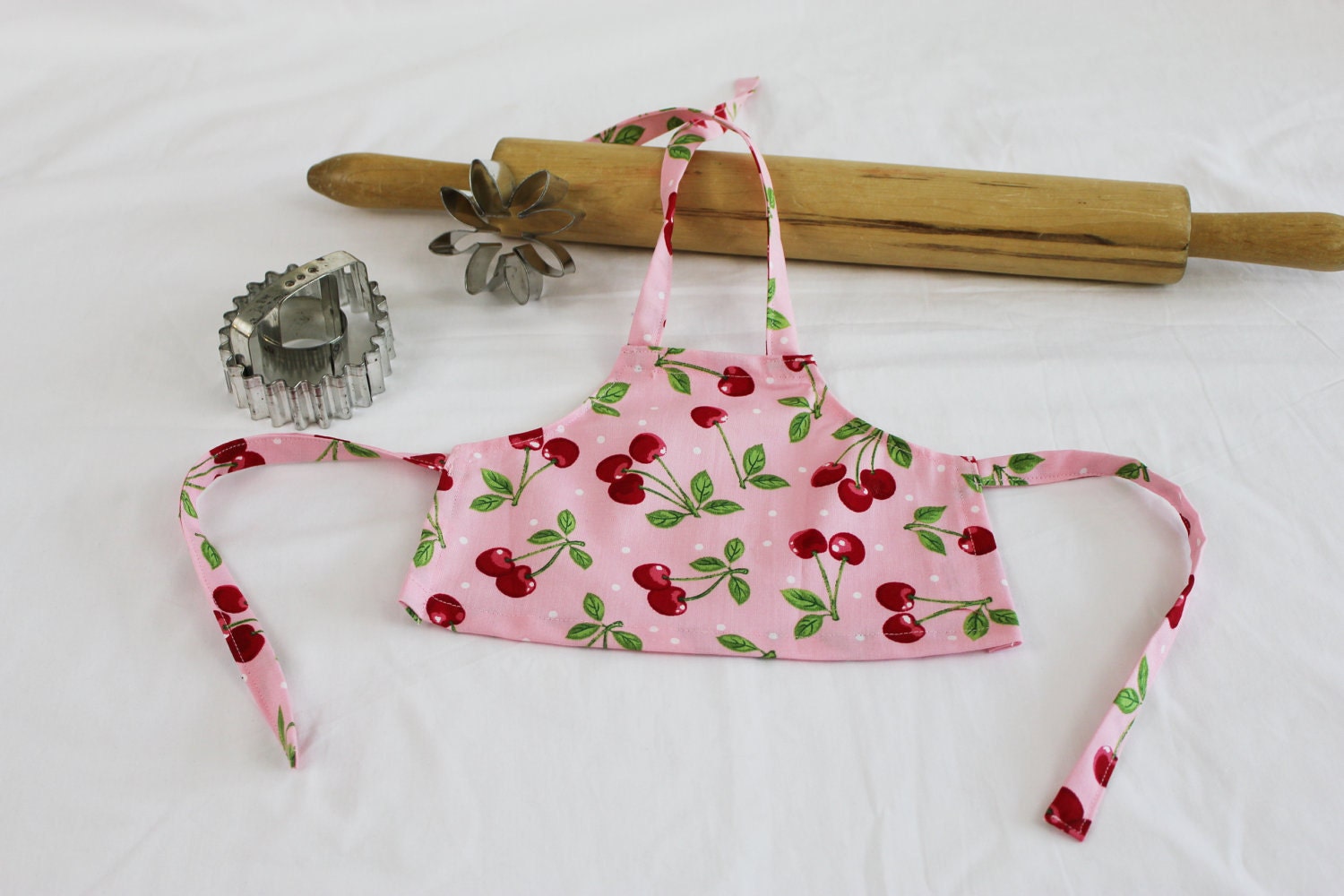 Retro Cherry Doll Apron