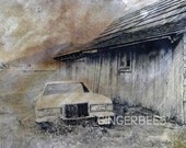 Giclee print of photographic art (17"x12") image