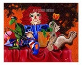 Suzi Sunday, Giclee Print 17"x13.87"