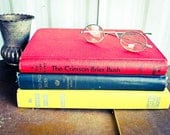 Three Hard Cover Vintage Books, Primary Colors