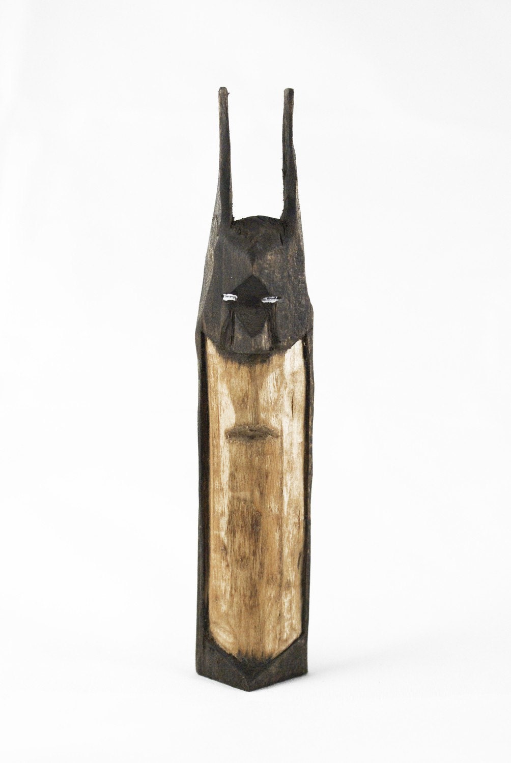 Aloof Hand Carved Wooden Batman