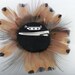Pheasant Feather Flower Hair-clip/ Brooch