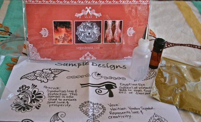 Glitter Henna Tattoo Body Art Kit, fun for parties, sweet sixteens, and more