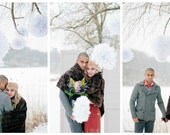15 Tissue Paper Pom Poms
