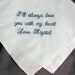 Wedding Gift Personalized Wedding Handkerchief to Groom from Bride H405 Pocket Square