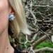 Geometric Bright Ear Studs (Earrings) - Liberty of London Cotton Tana Lawn - Red Yellow Blue Black