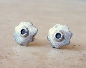 Silver Flower Post Earrings - Small Flower Post earrings