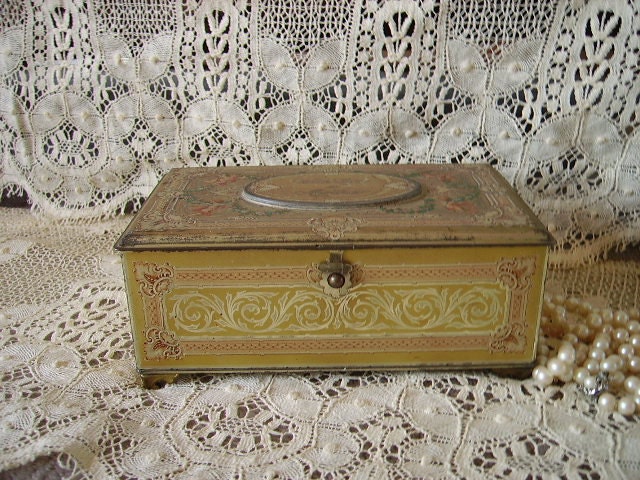With Love to Mother, Vintage Shabby Romantic tin, Mother gift, Mothers day