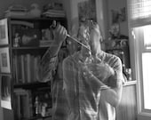 Traditional Black & White Film Self-Portrait