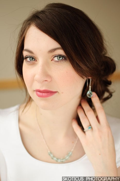 Earrings, Something Blue Brillant and Aqua