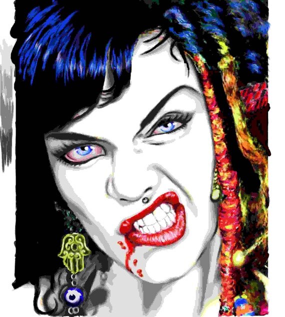 Gypsy Vampire 8x10 archival print