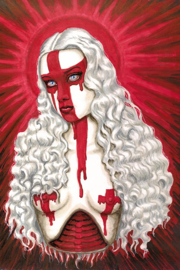 Fallen Angel, "Anointed" 8x12 giclee, other print options available