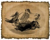 Vintage Altered, Printable, Iron On, Ephemera,  Digital Image No. 363