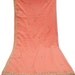 Salmon Crepe Blend Vintage Dupatta Bullion Work Indian Used Stole Scarf Home Decor Fabric - SCR401
