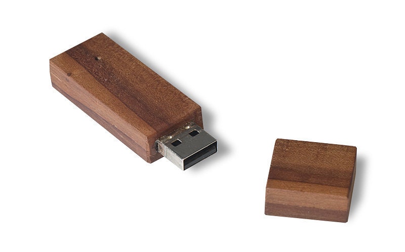 Wooden usb memory stick