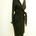 Custom Made Maria Severyna Jersey hooded long sleeve Wrap dress