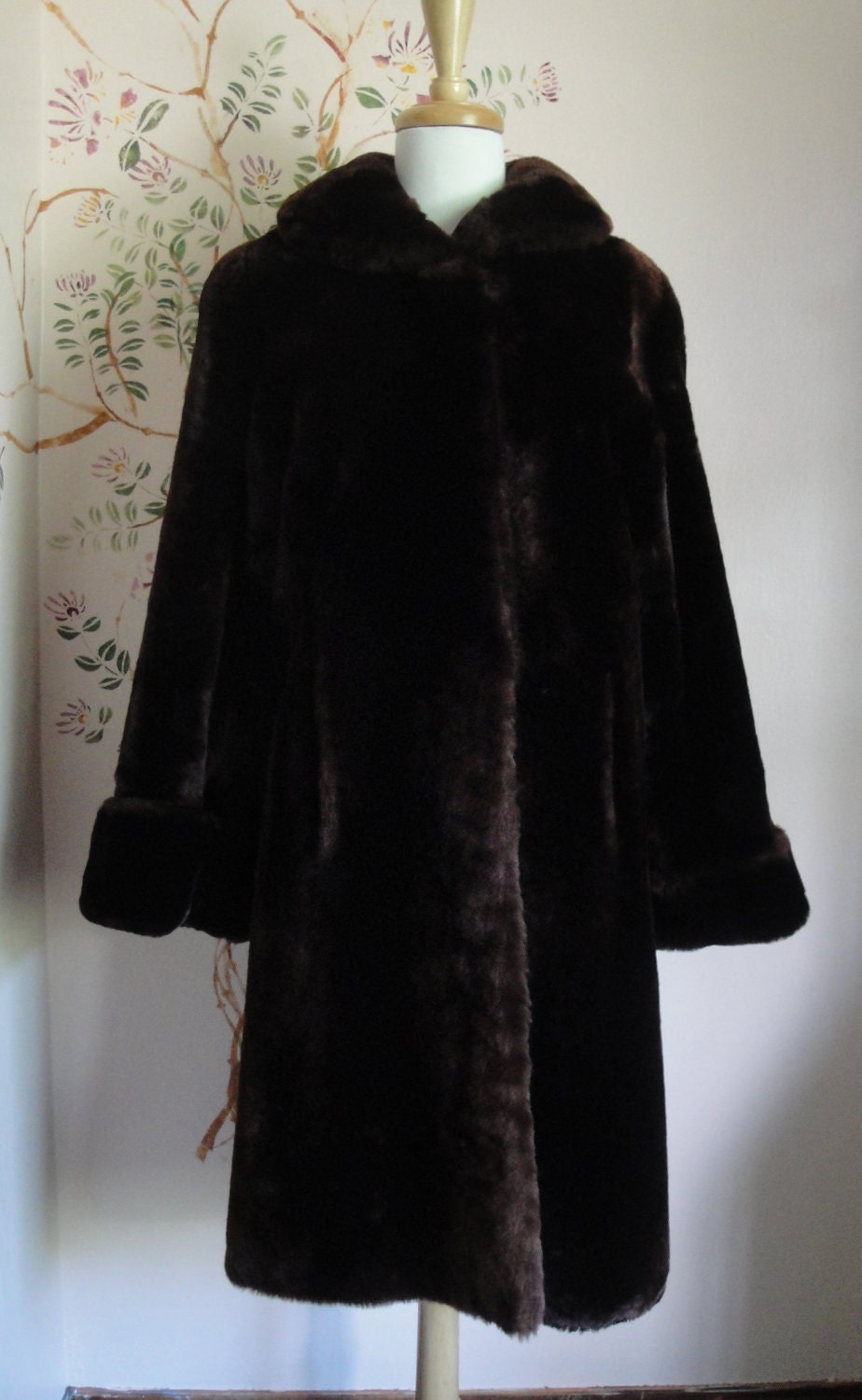 Plush Fur Swing Coat