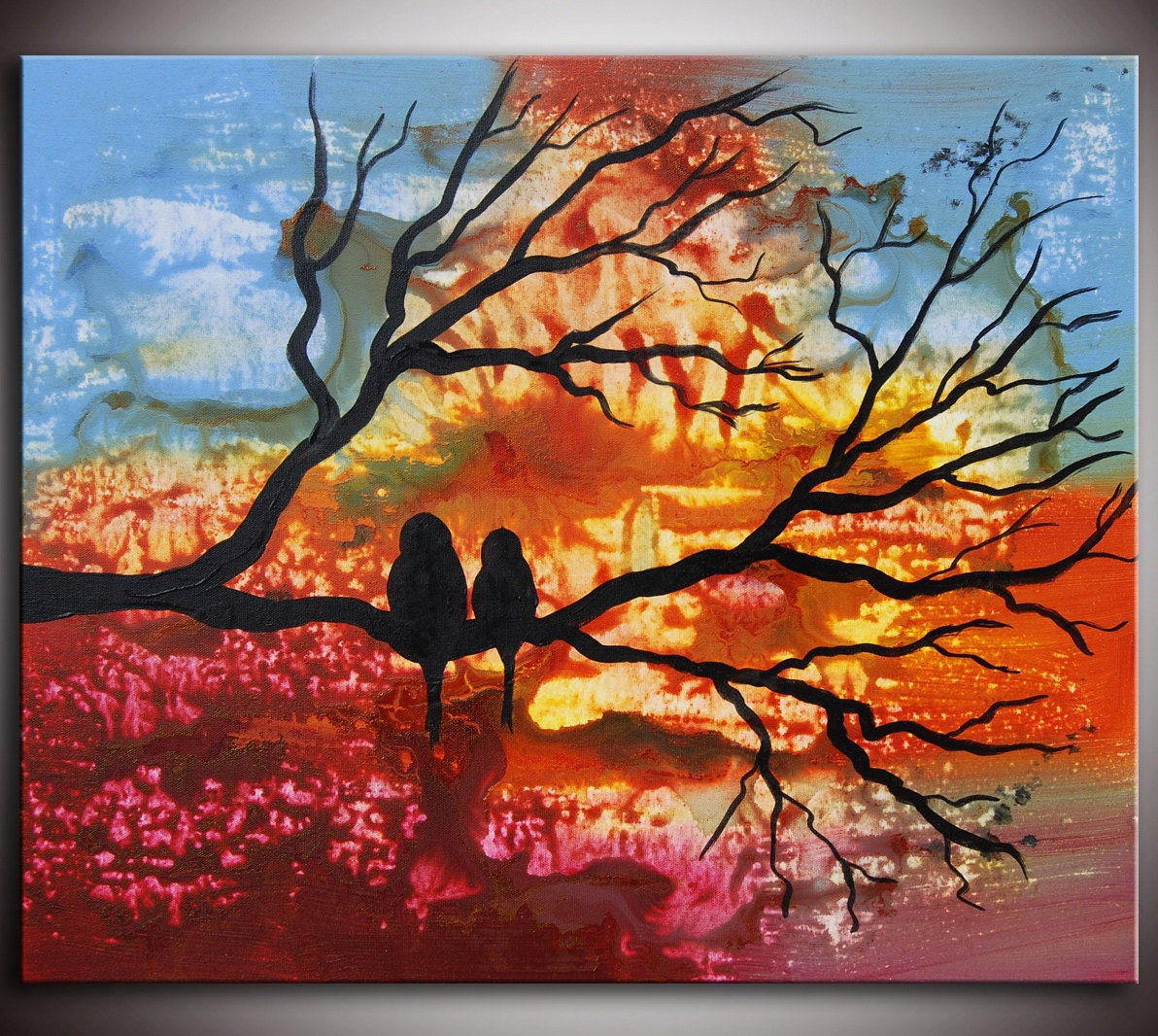 Colourful Tree Painting