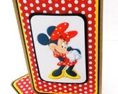 Minnie Mouse Polka Dot Moleskine Journal with Matching Bookmark