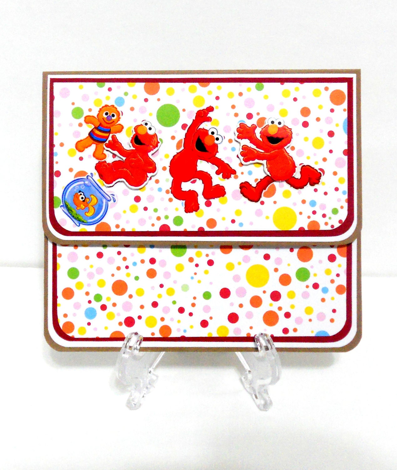 Elmo Birthday Gift Card Holder