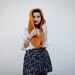 The Drop Stitch Cowl Hand Knit in Apricot Wool Blend - MADE TO ORDER