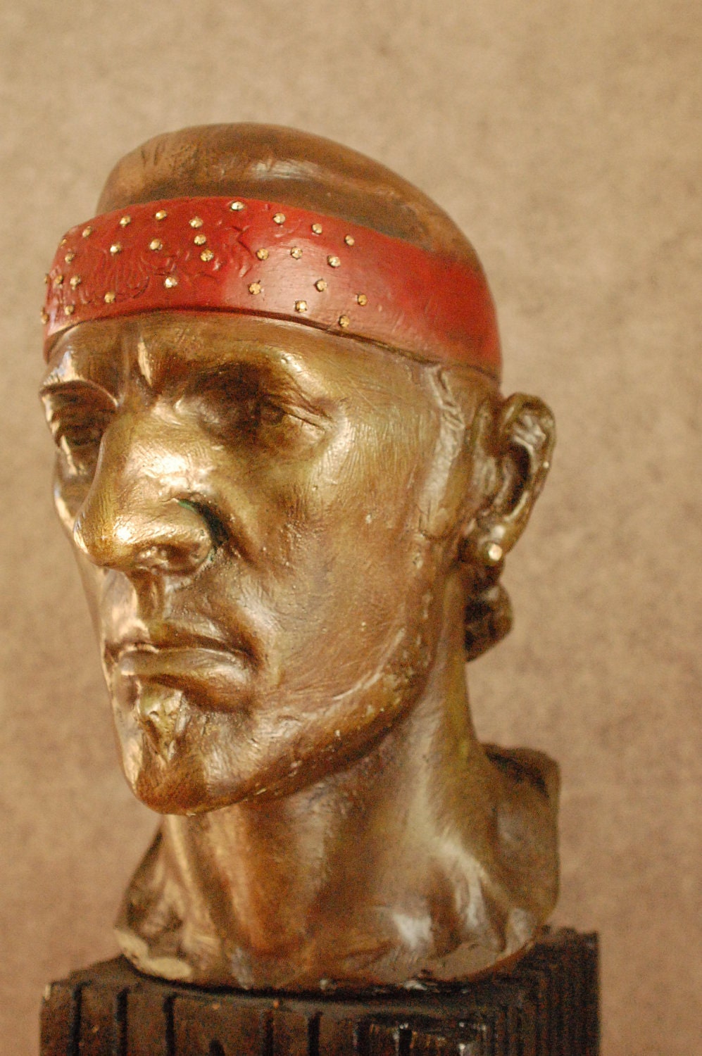 Sculpture of Bruce Springsteen- Portrait Bust- by Stephen Zorochin