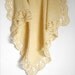 Knitted Baby Blanket - Light Yellow
