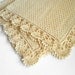 Knitted Baby Blanket - Light Yellow