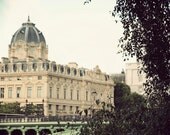 Paris Le Pont, Bridge Notre Dame With Paris Landcape Fine Art Photograph 5x5