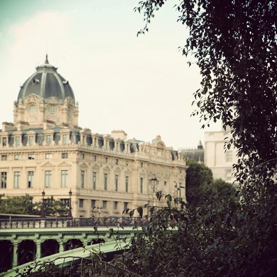 Paris Le Pont Notre Dame With Paris Landcape Fine Art Photograph 8x8