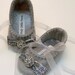 Silver sparkle Christmas shoes