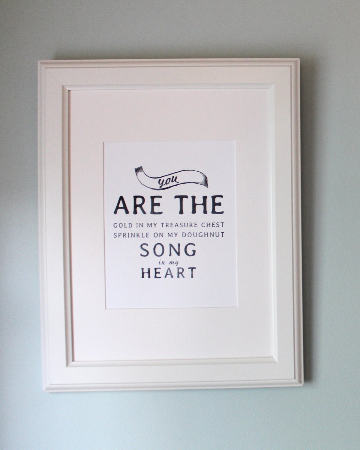 Song in my Heart 8.5x11 Print